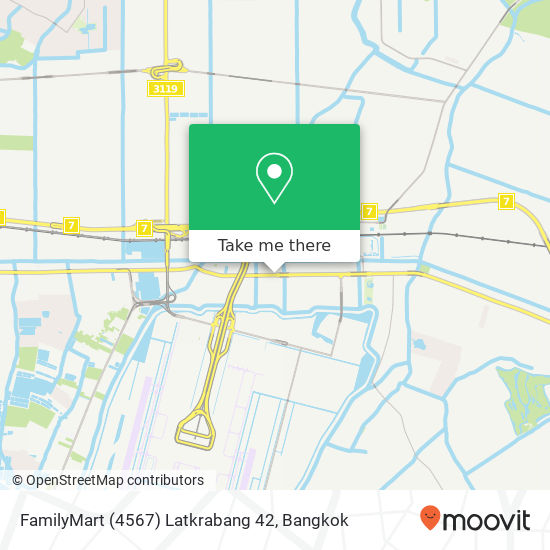FamilyMart (4567) Latkrabang 42 map