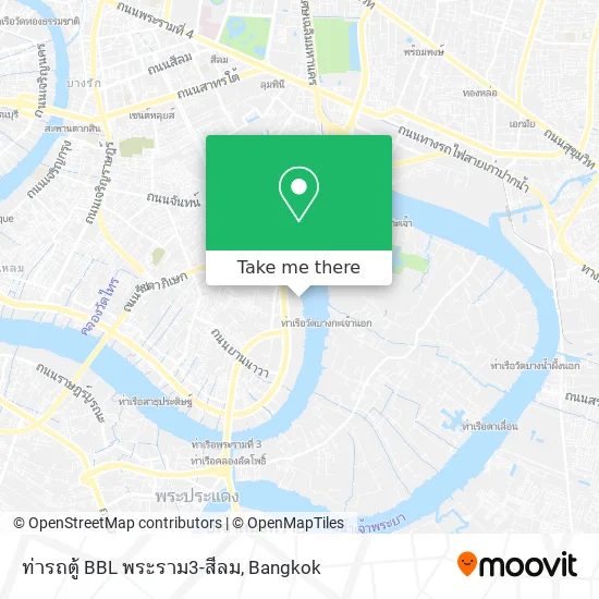 ท่ารถตู้ BBL พระราม3-สีลม map