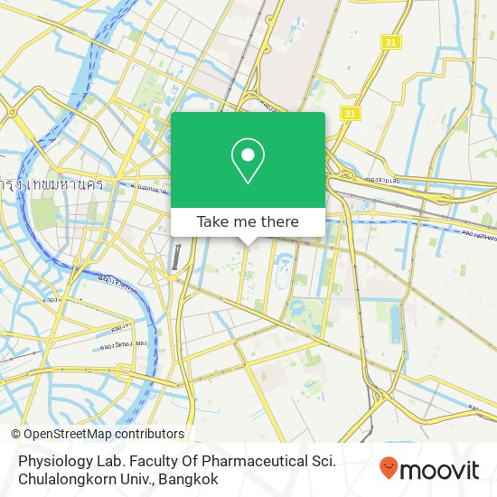 Physiology Lab. Faculty Of Pharmaceutical Sci. Chulalongkorn Univ. map