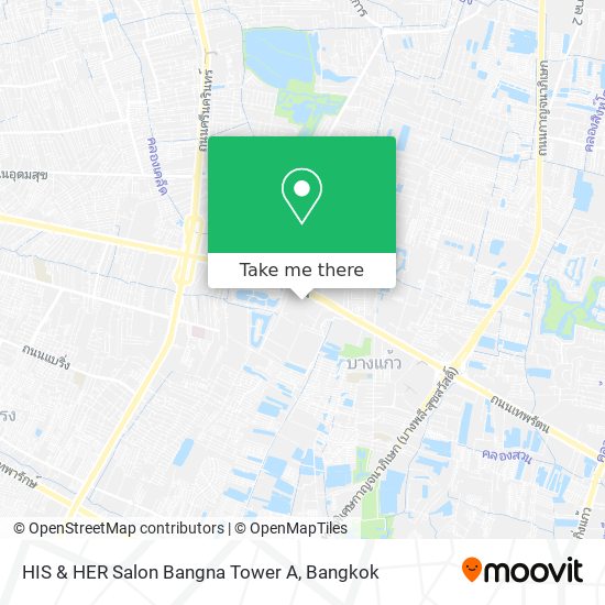 HIS & HER Salon  Bangna Tower A map