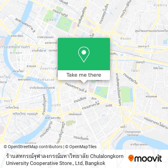 ร้านสหกรณ์จุฬาลงกรณ์มหาวิทยาลัย Chulalongkorn University Cooperative Store., Ltd map