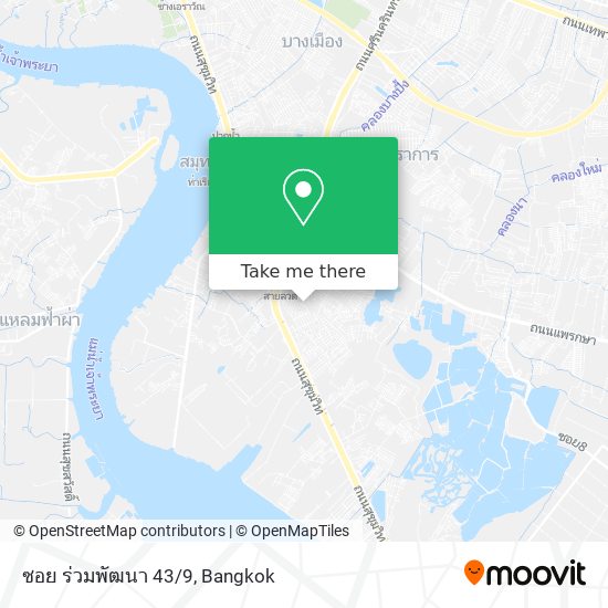 ซอย ร่วมพัฒนา 43/9 map