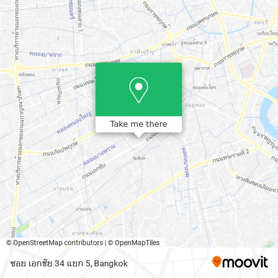 ซอย เอกชัย 34 แยก 5 map