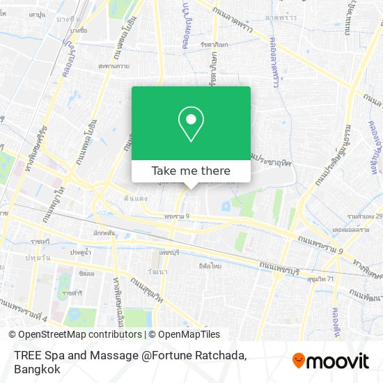 TREE Spa and Massage @Fortune Ratchada map