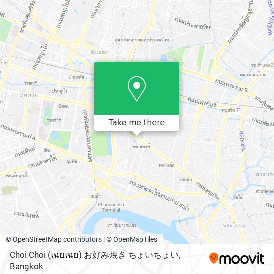 Choi Choi (เฉยเฉย) お好み焼き ちょいちょい map