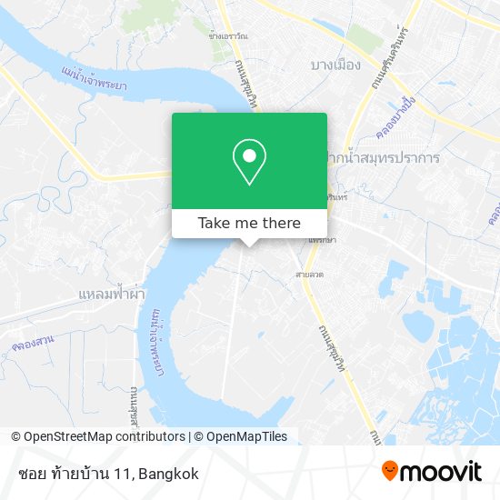 ซอย ท้ายบ้าน 11 map