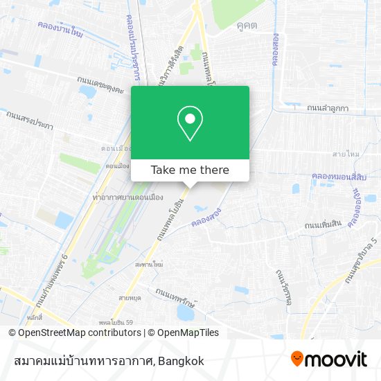 สมาคมแม่บ้านทหารอากาศ map