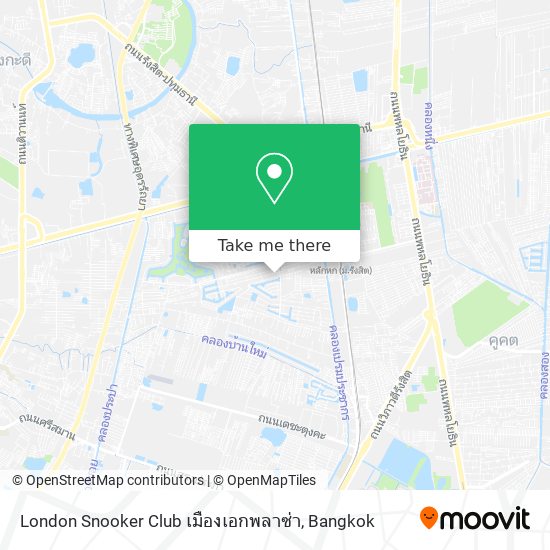 London Snooker Club เมืองเอกพลาซ่า map