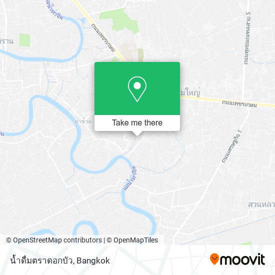 น้ำดื่มตราดอกบัว map