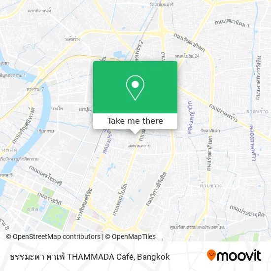 ธรรมะดา คาเฟ่ THAMMADA Café map