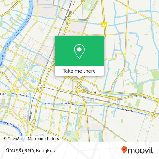 บ้านศรีบูรพา map