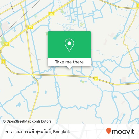 ทางด่วนบางพลี-สุขสวัสดิ์ map