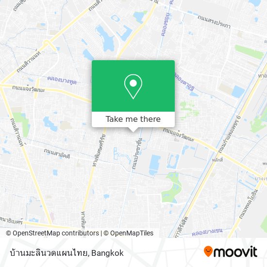 บ้านมะลินวดแผนไทย map