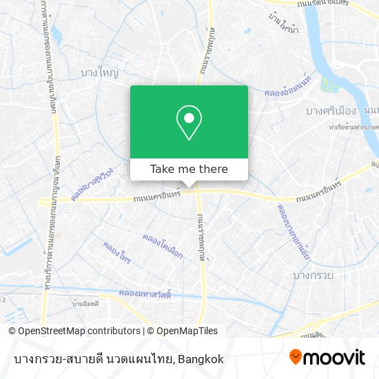 บางกรวย-สบายดี นวดแผนไทย map