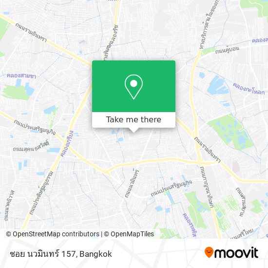 ซอย นวมินทร์ 157 map