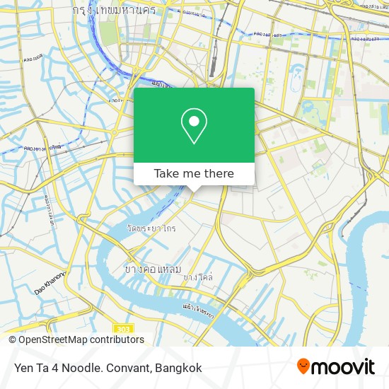 Yen Ta 4  Noodle. Convant map