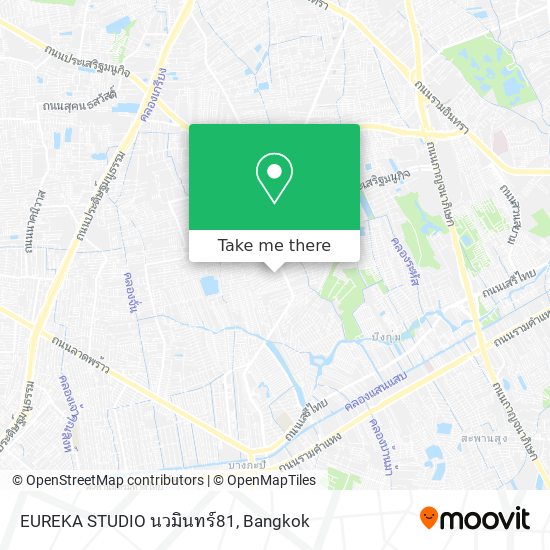 EUREKA STUDIO นวมินทร์81 map