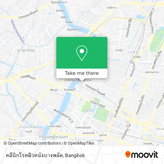 คลีนิกโรคผิวหนังบางพลัด map