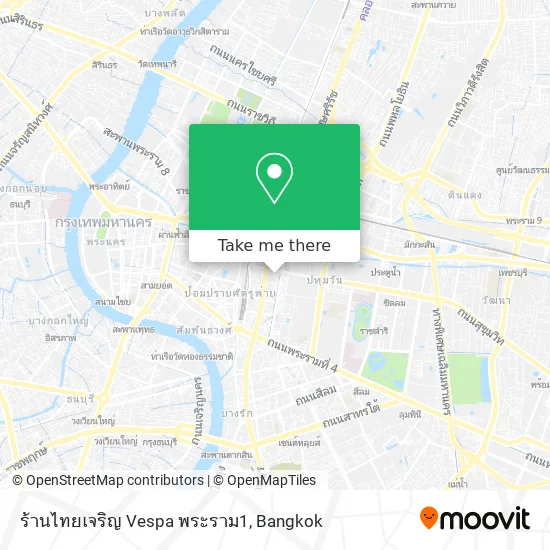 ร้านไทยเจริญ Vespa พระราม1 map