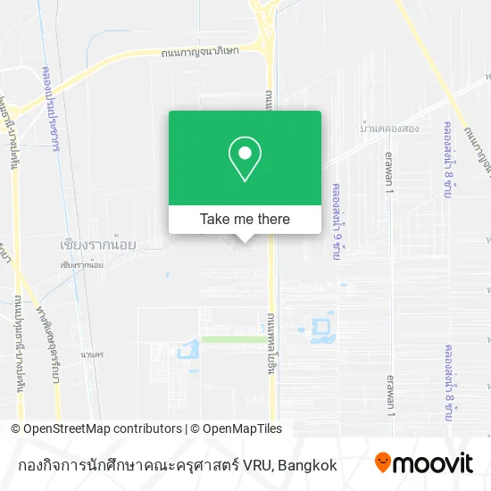 กองกิจการนักศึกษาคณะครุศาสตร์ VRU map