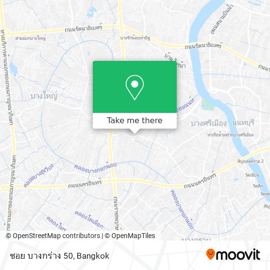 ซอย บางกร่าง 50 map