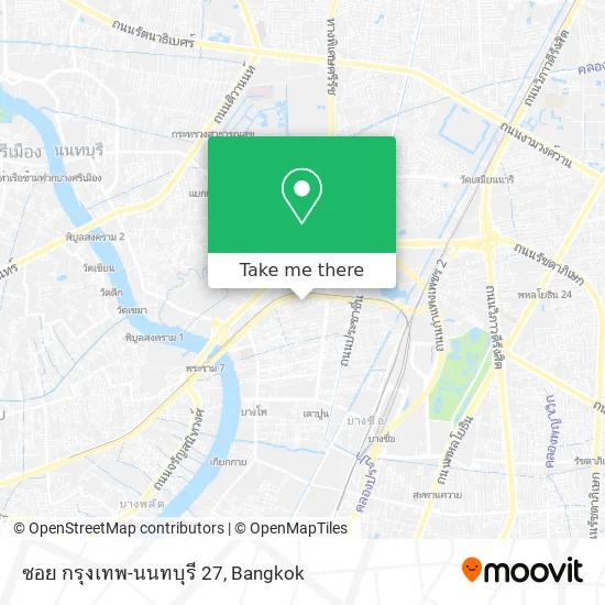 ซอย กรุงเทพ-นนทบุรี 27 map