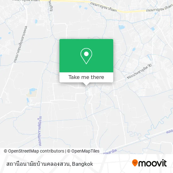สถานีอนามัยบ้านคลองสวน map