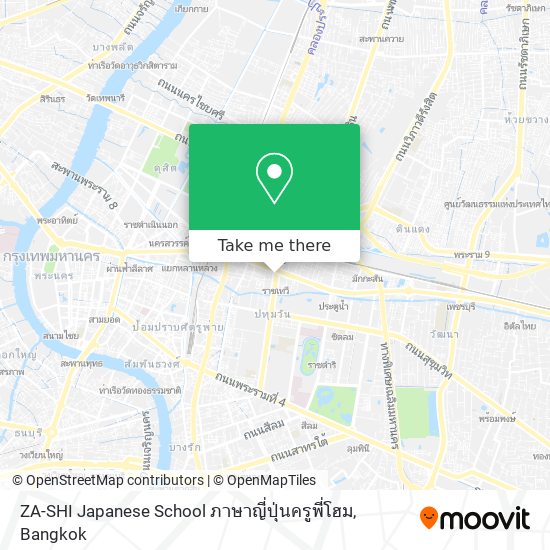 ZA-SHI Japanese School ภาษาญี่ปุ่นครูพี่โฮม map