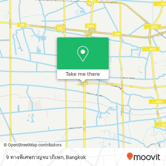 9 ทางพิเศษกาญจนาภิเษก map