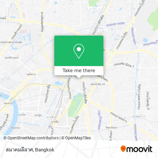 สมาคมลีลาศ map