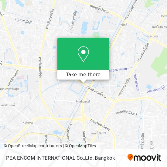 PEA ENCOM INTERNATIONAL Co.,Ltd map