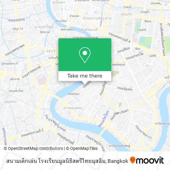 สนามเด็กเล่น โรงเรียนมูลนิธิสตรีไทยมุสลิม map