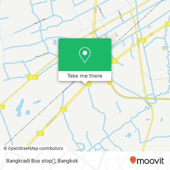 Bangkradi Bus stop map
