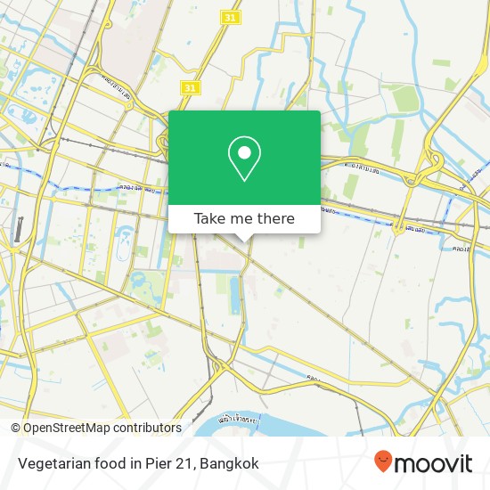 Vegetarian food in Pier 21 map