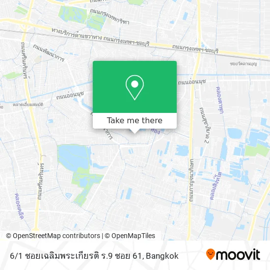 6 / 1 ซอยเฉลิมพระเกียรติ ร.9 ซอย 61 map