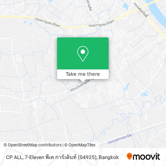 CP ALL, 7-Eleven พีเค การ์เด้นท์ (04925) map