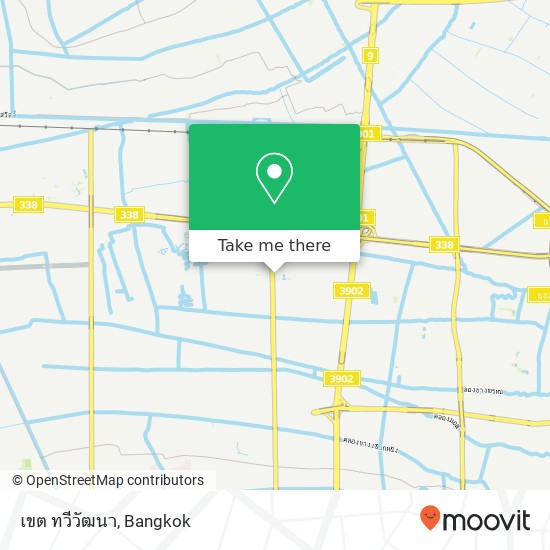 เขต ทวีวัฒนา map