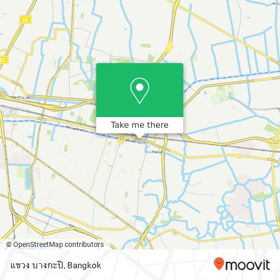 แขวง บางกะปิ map