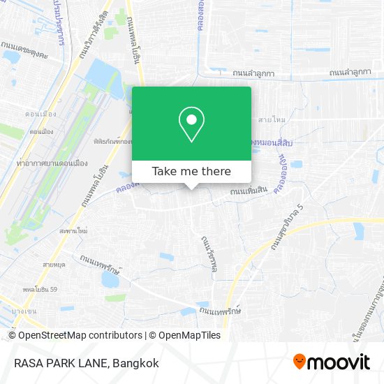 RASA PARK LANE map