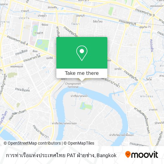 การท่าเรือแห่งประเทศไทย PAT ฝ่ายช่าง map