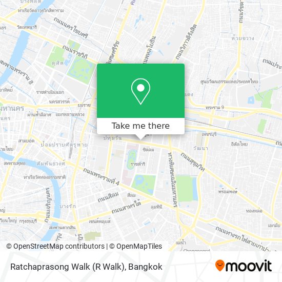 Ratchaprasong Walk (R Walk) map