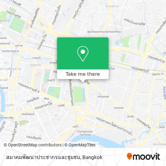 สมาคมพัฒนาประชากรและชุมชน map