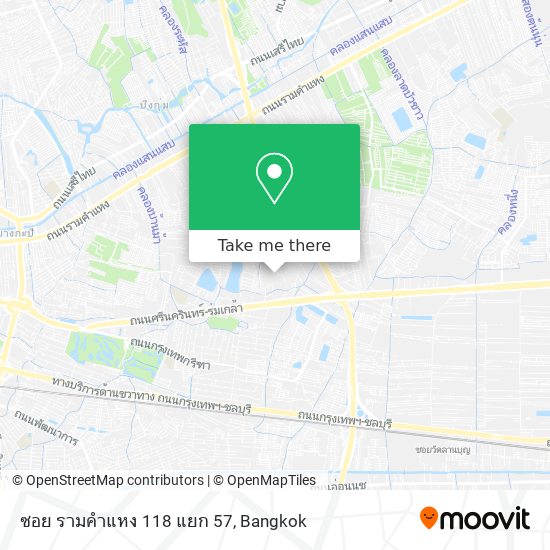 ซอย รามคำแหง 118 แยก 57 map