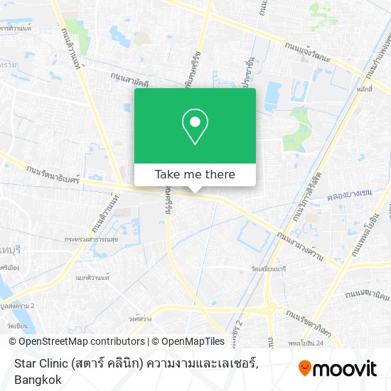 Star Clinic (สตาร์ คลินิก) ความงามและเลเซอร์ map