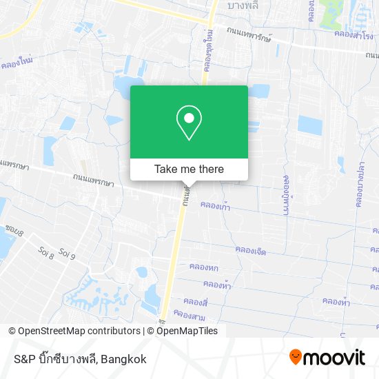 S&P บิ๊กซีบางพลี map