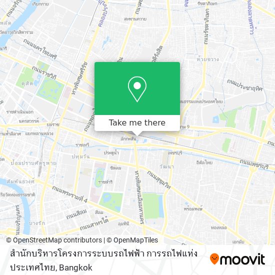 สำนักบริหารโครงการระบบรถไฟฟ้า การรถไฟแห่งประเทศไทย map