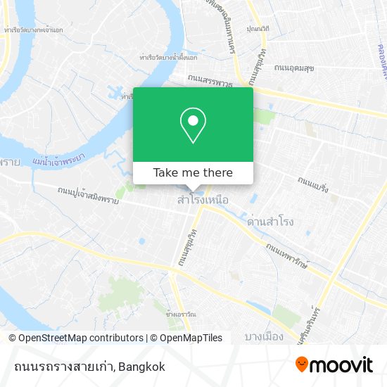 ถนนรถรางสายเก่า map