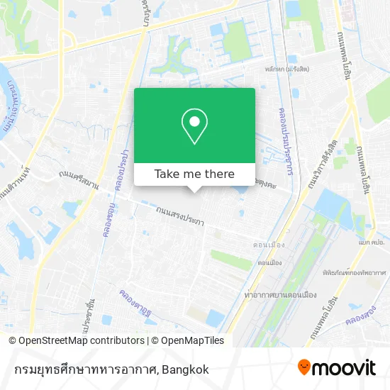 กรมยุทธศึกษาทหารอากาศ map