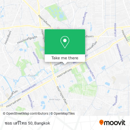 ซอย เสรีไทย 50 map