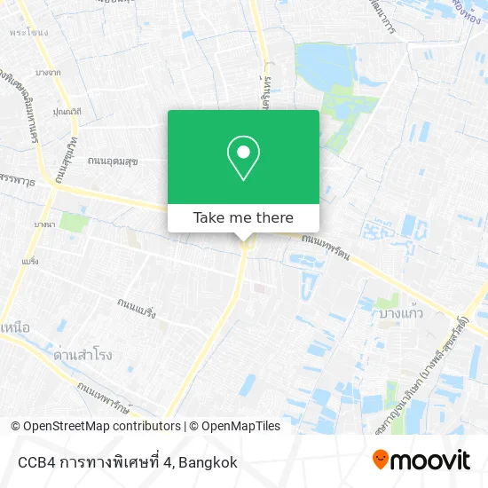 CCB4 การทางพิเศษที่ 4 map
